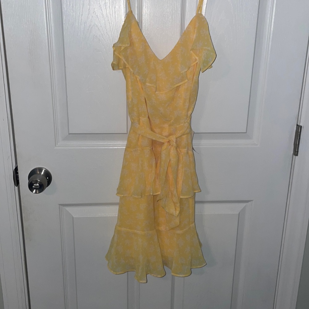 Yellow Mini Dress